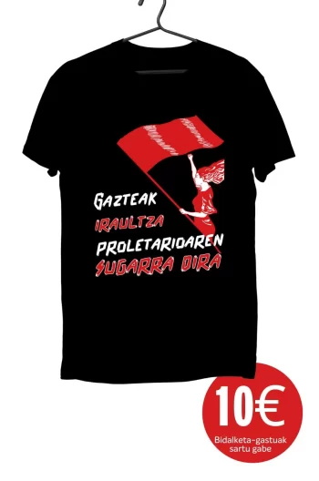 Camiseta Juventud Revolucionaria Euskera